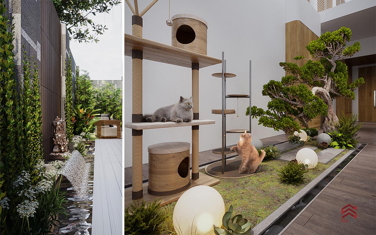 Thiết kế Thi công Biệt Thự, Villa CATS HOUSE Modern Rock